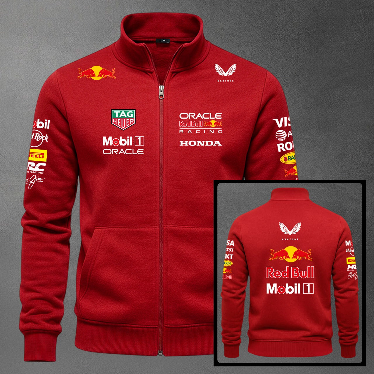 Buzo Cuello Alto F1 Redbull Estampado